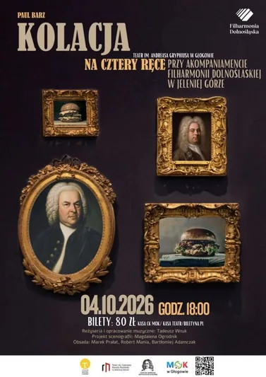 „KOLACJA NA CZTERY RĘCE” PRZY AKOMPANIAMENCIE FILHARMONII DOLNOŚLĄSKIJ W JELENIEJ GÓRZE